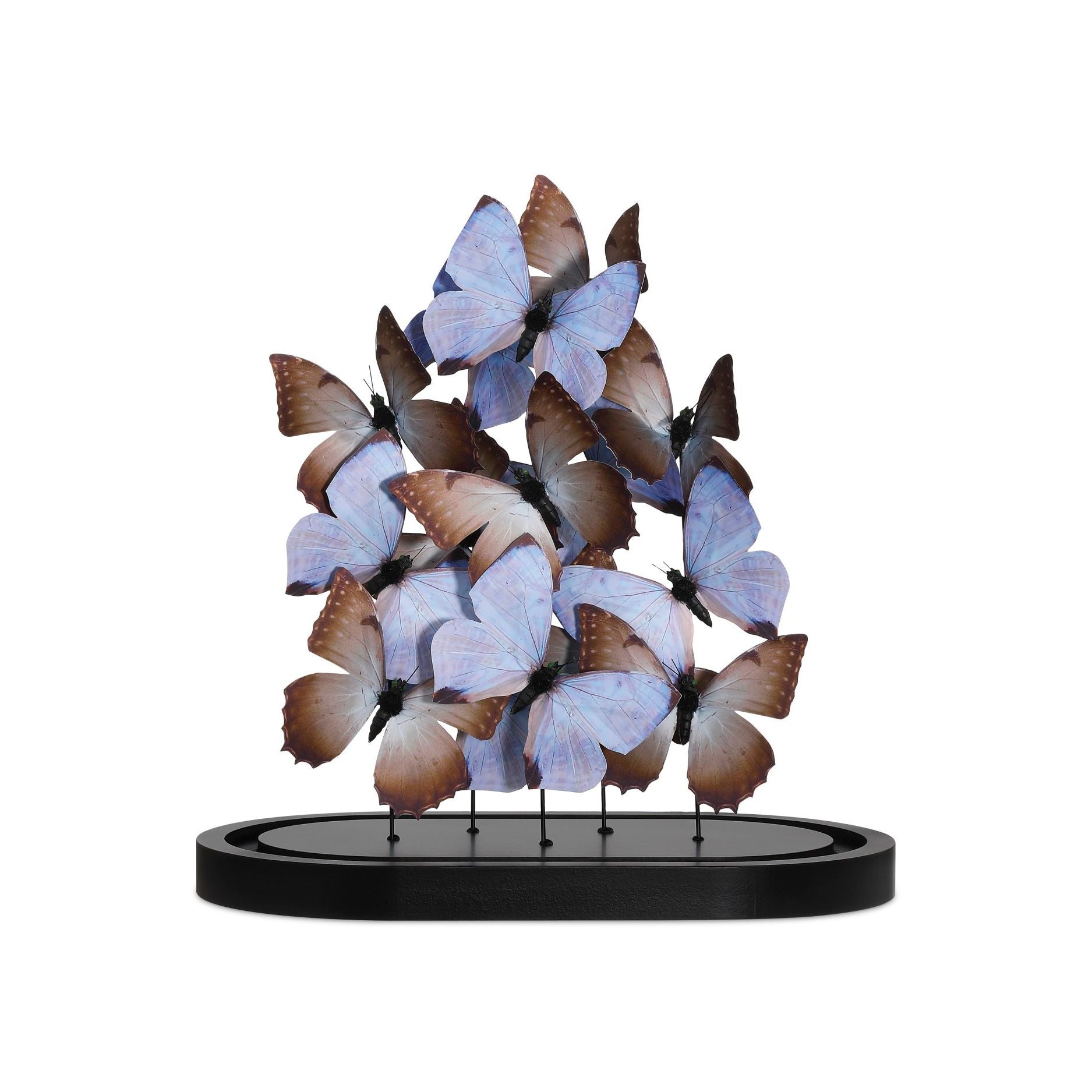 Currey and Company - 1200-0977 - Sculpture - Rue de Bac - Lilas / Marron / Noir / Transparent