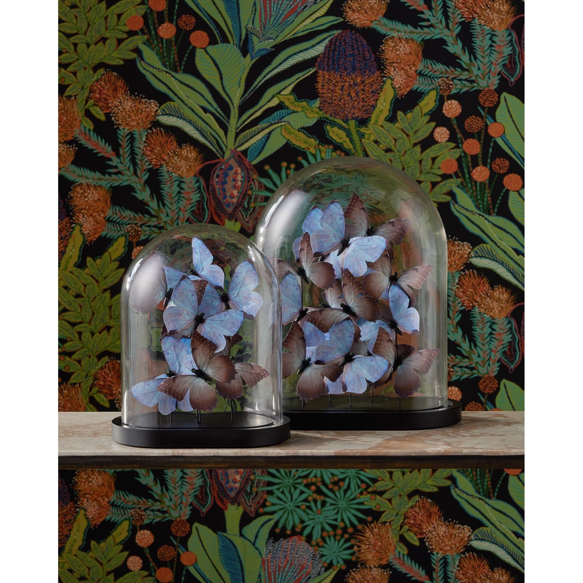 Currey and Company - 1200-0977 - Sculpture - Rue de Bac - Lilas / Marron / Noir / Transparent