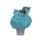 Currey and Company - 1200-0981 - Vase - Vase Flying Silk bleu - Bleu