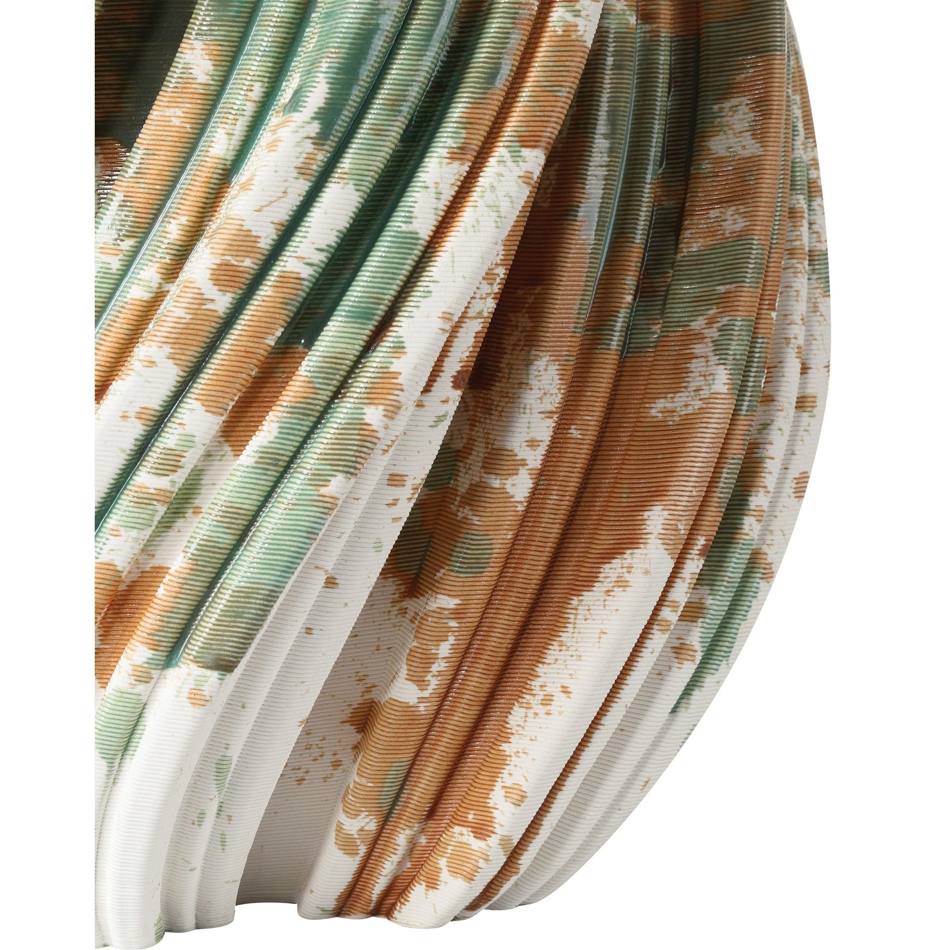 Currey and Company - 1200-0987 - Vase - Camouflage - Green / Brown / Off-White