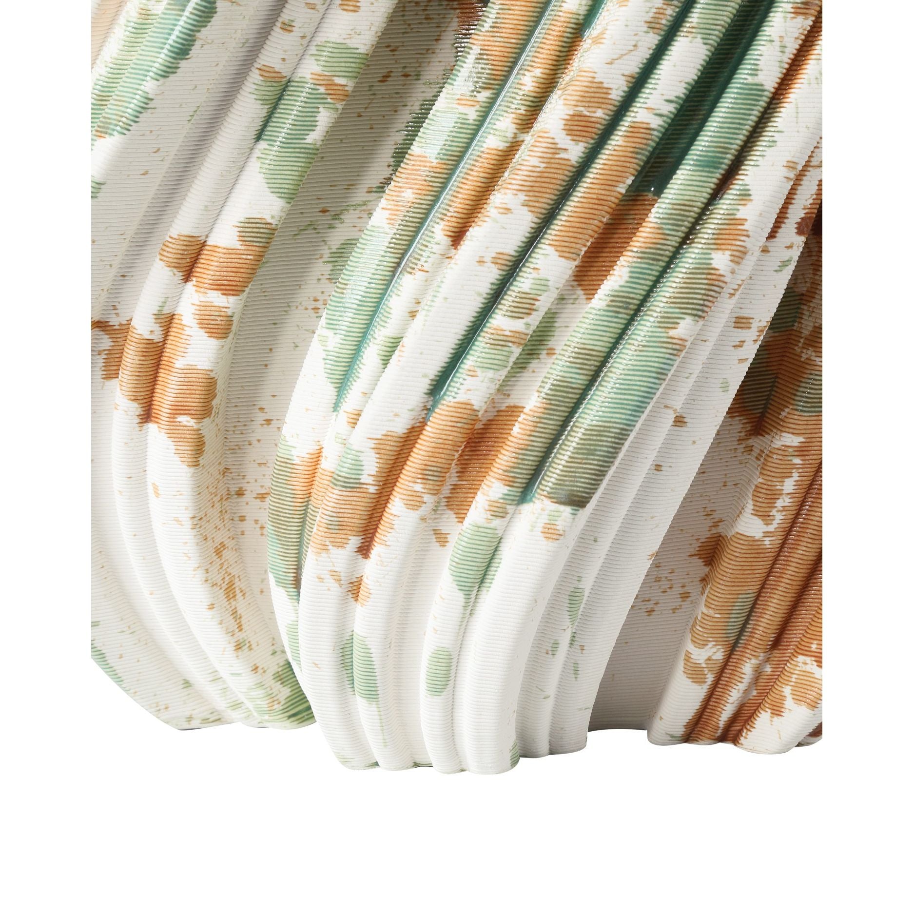 Currey and Company - 1200-0987 - Vase - Camouflage - Green / Brown / Off-White