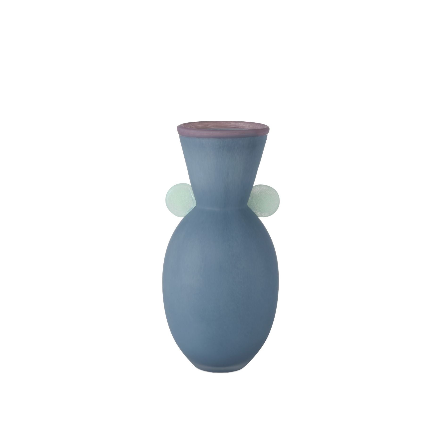 Currey and Company - 1200-0988 - Vase - Ensemble de 3 vases Vassily - Violet clair / Bleu clair / Bleu foncé