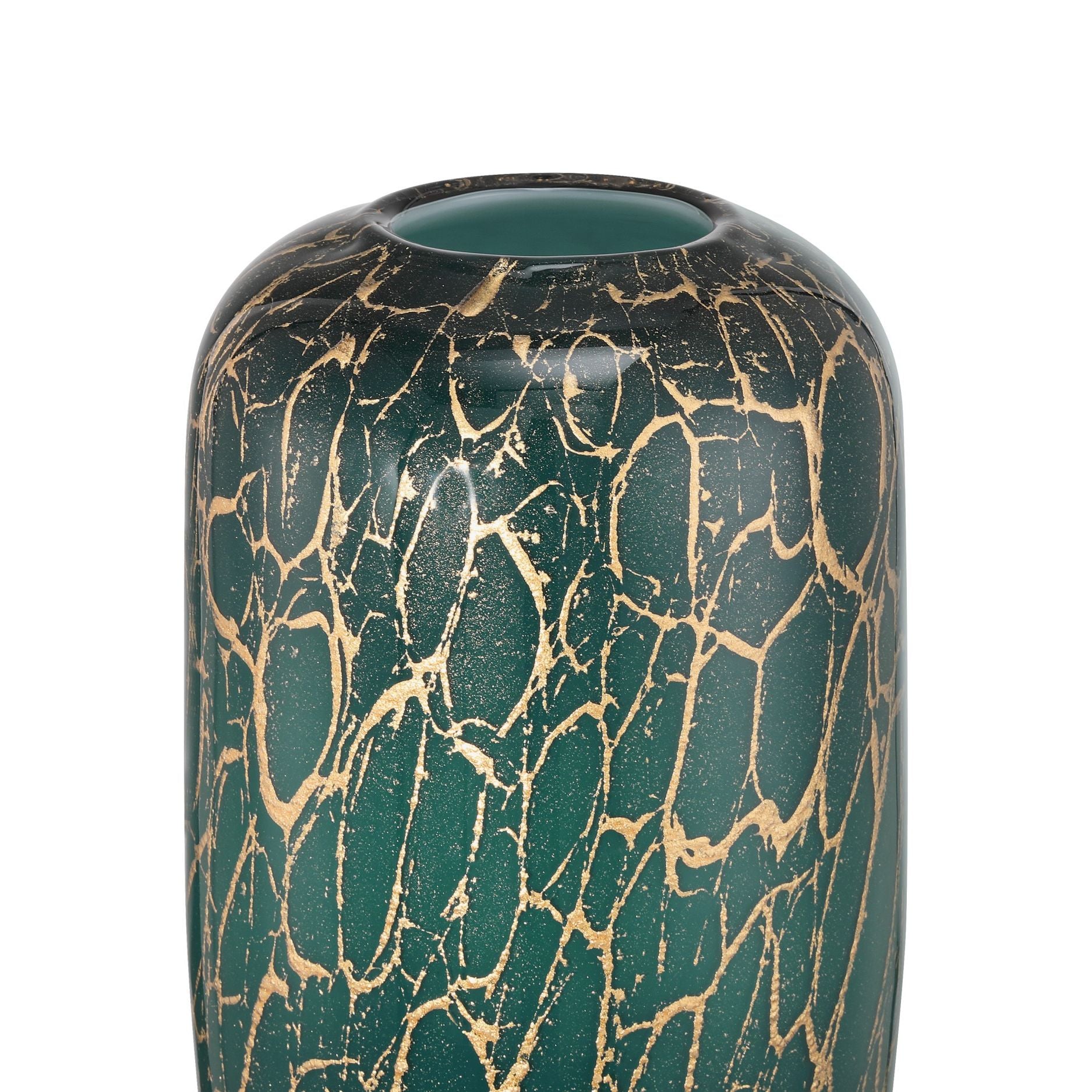 Currey and Company - 1200-0990 - Vase - Vase Vitry Vert et Or - Vert / Or