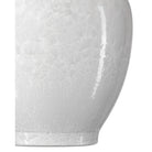 Currey and Company - 1200-0995 - Vase - Vase blanc cristallin - Blanc cristallisé