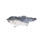 Currey and Company - 1200-1000 - Objet - Chat siamois - Bleu grisâtre / Blanc cassé