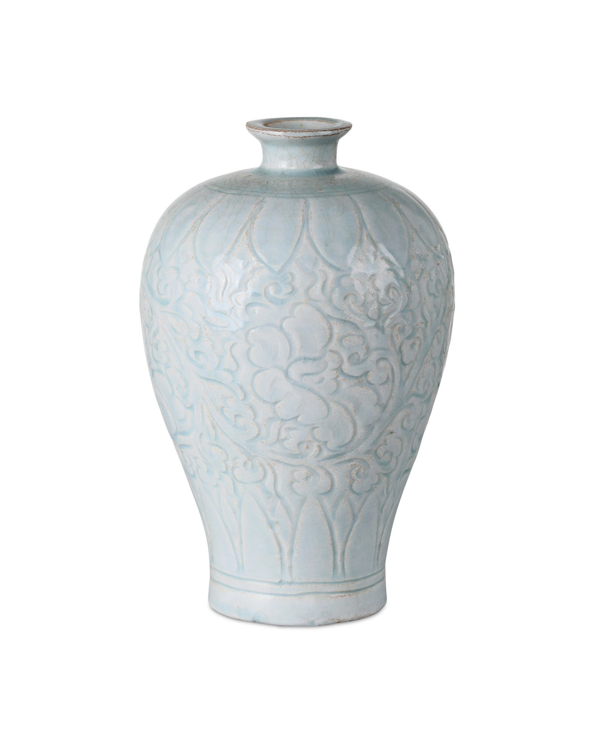 Currey and Company - 1200-1002 - Vase - Nanjing Light Blue Vases Set of 2 - Light Blue