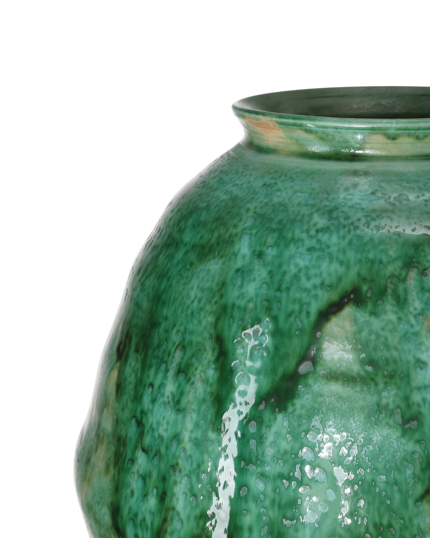 Currey and Company - 1200-1006 - Vase - Marrakesh Green Vase - Imperial Green