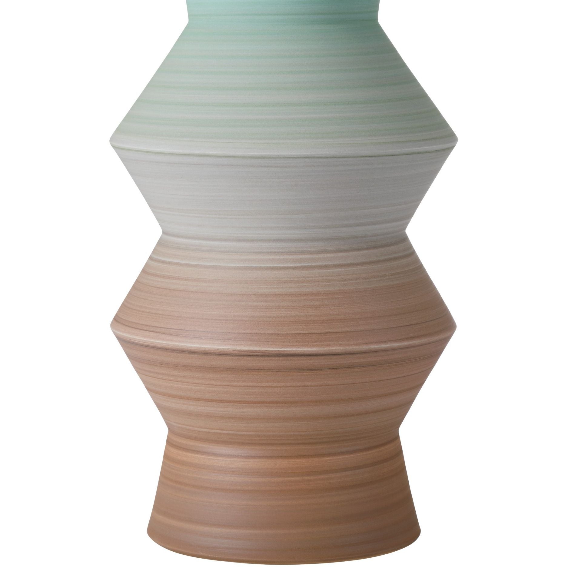 Currey and Company - 1200-1008 - Vase - Années 80 - Marron / Bleu clair