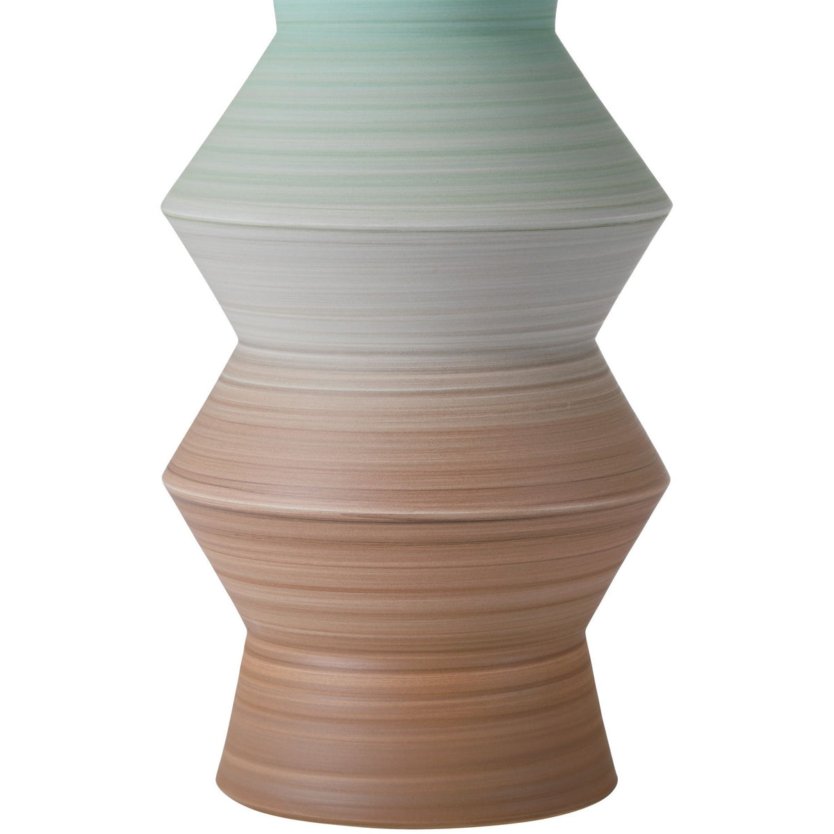 Currey and Company - 1200-1008 - Vase - Années 80 - Marron / Bleu clair