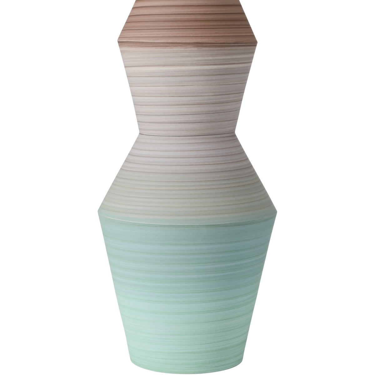 Currey and Company - 1200-1008 - Vase - Années 80 - Marron / Bleu clair