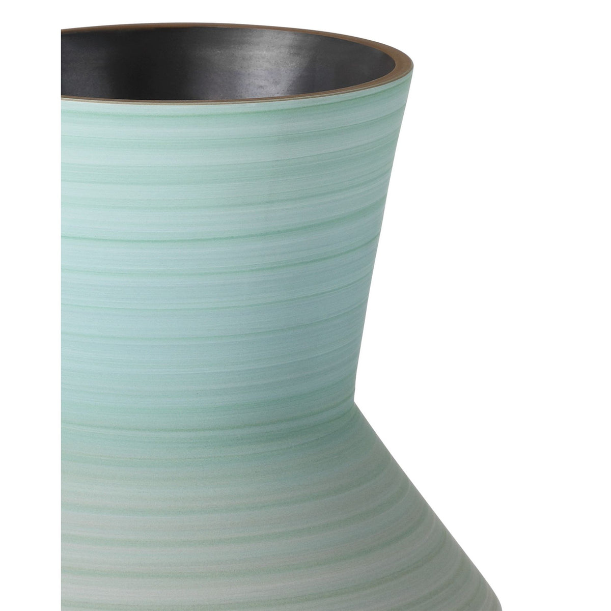 Currey and Company - 1200-1008 - Vase - Années 80 - Marron / Bleu clair