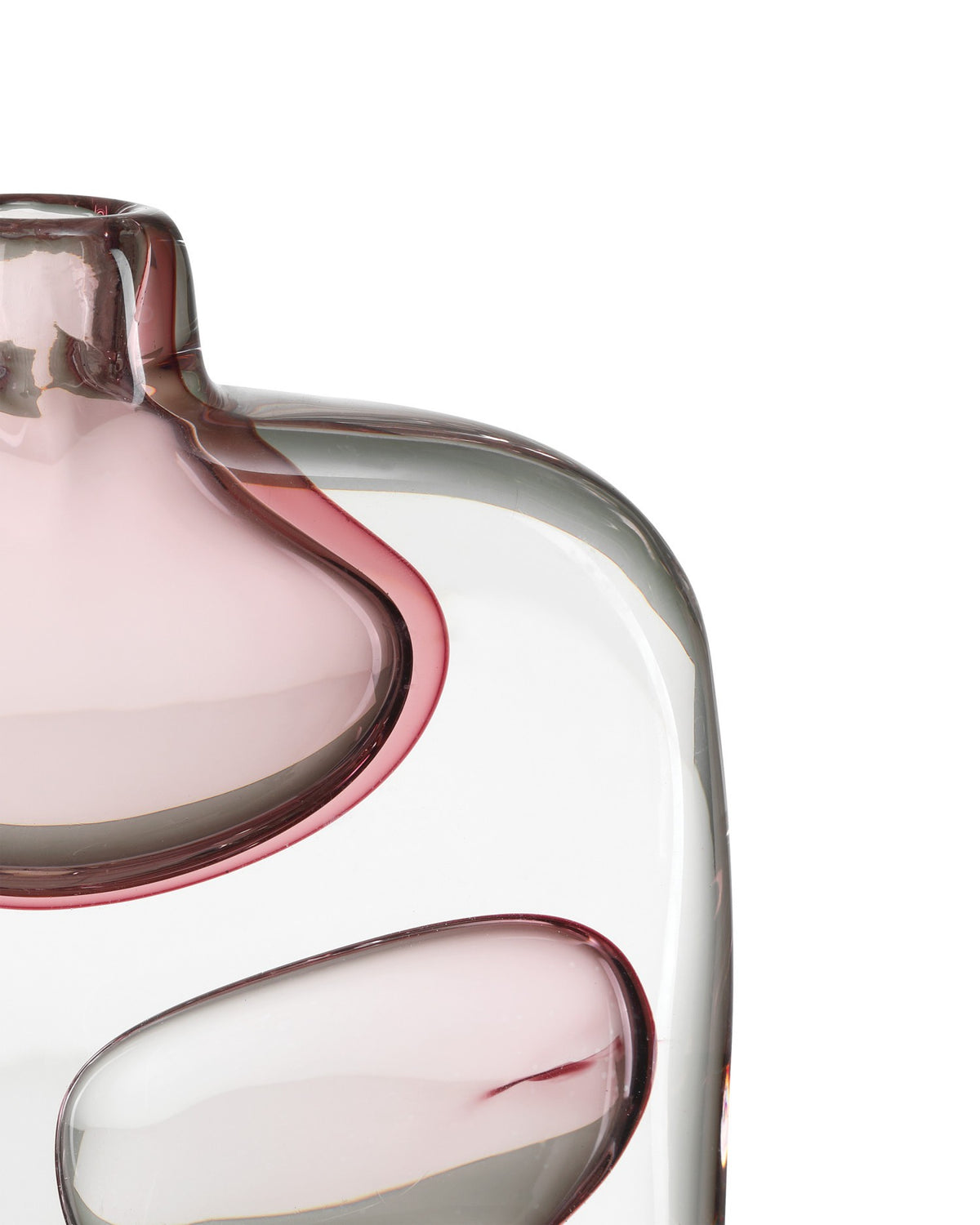 Currey and Company - 1200-1016 - Vase - Vicolino - Transparent / Violet