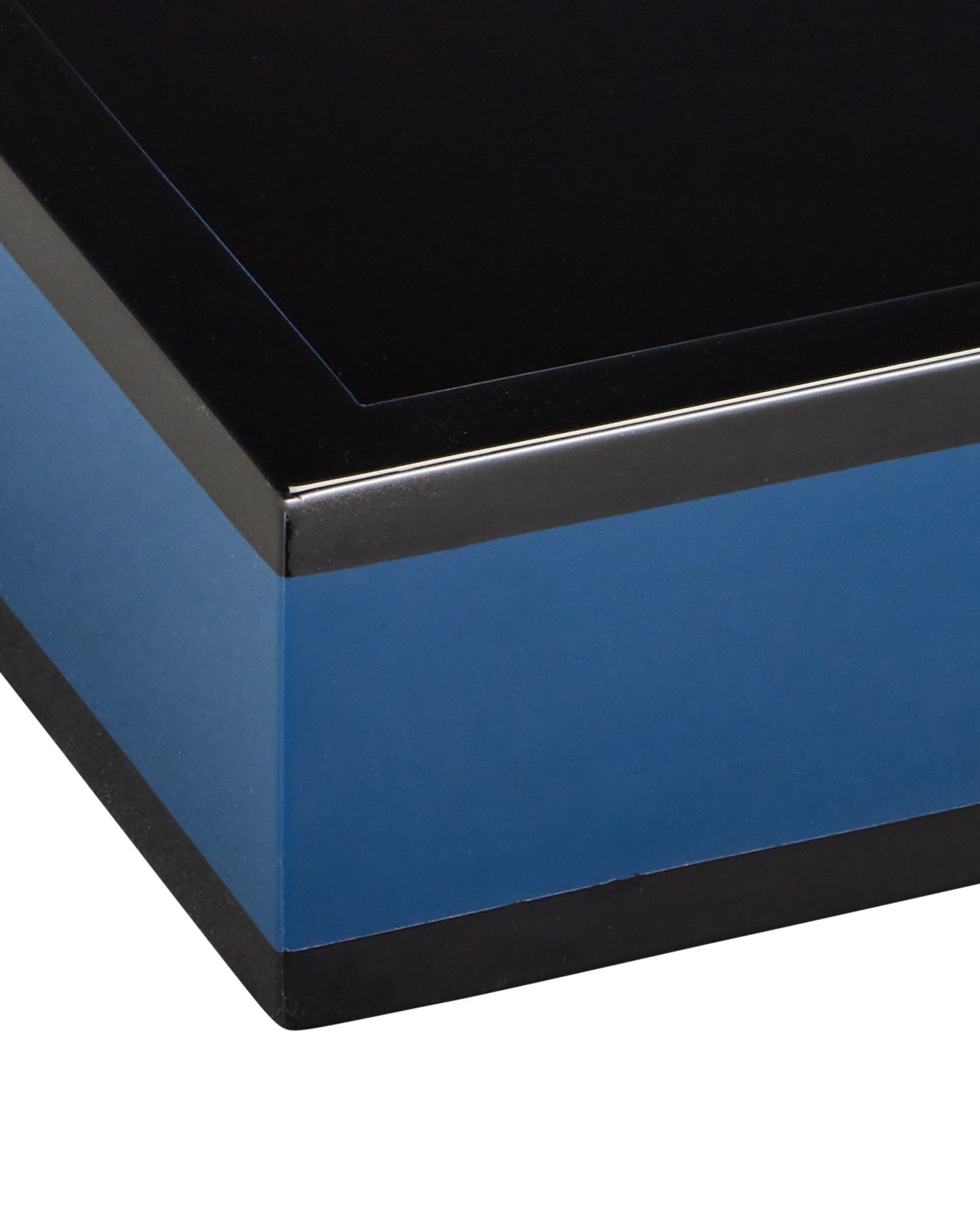 Currey and Company - 1200-1018 - Tray Set of 2 - Lacquer - Navy / Black