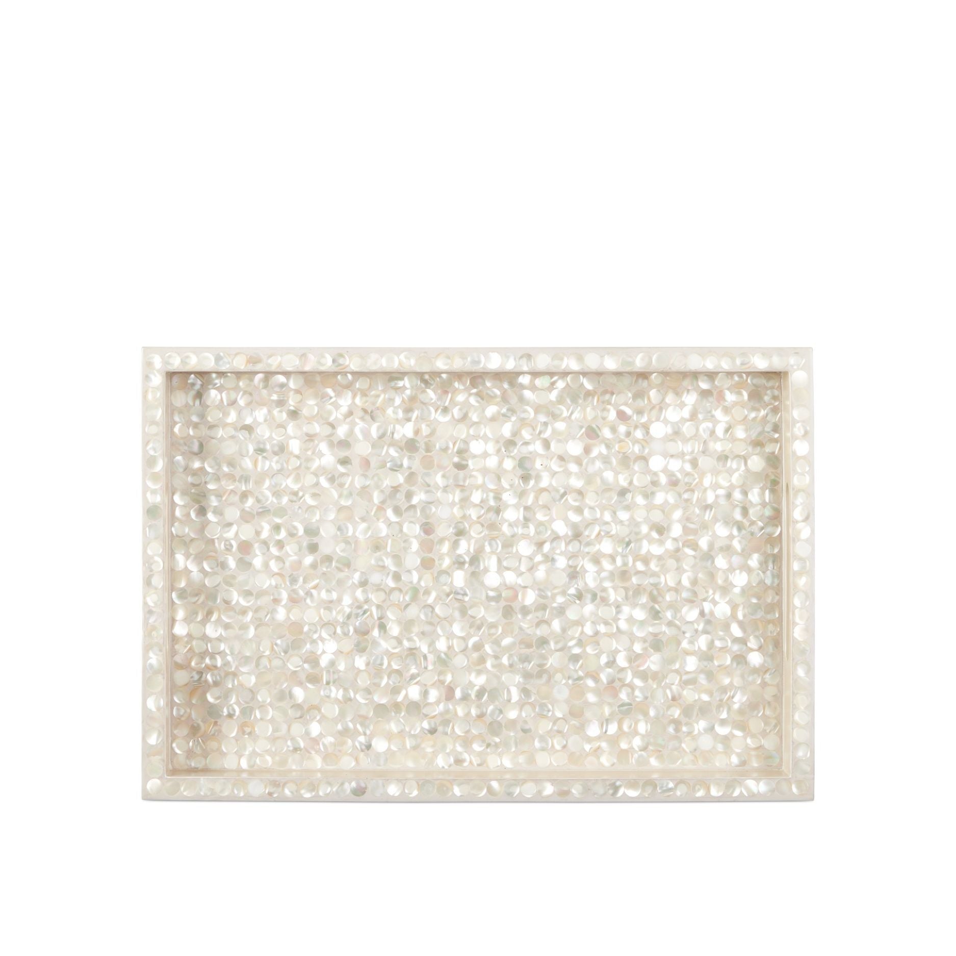 Currey and Company - 1200-1020 - Plateau, lot de 2 - Gerri Dot - Naturel