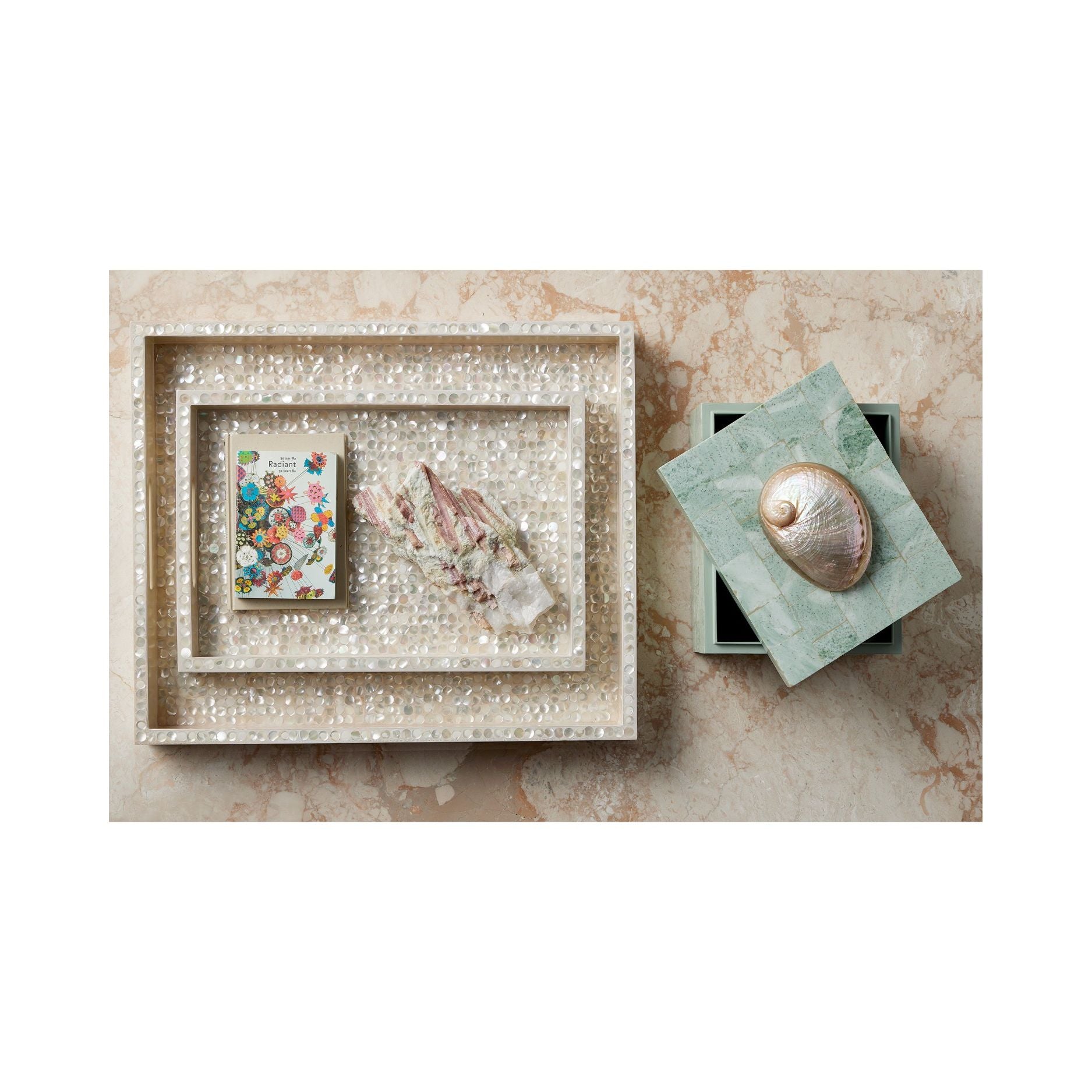 Currey and Company - 1200-1025 - Boîte - Fiona Box - Naturel