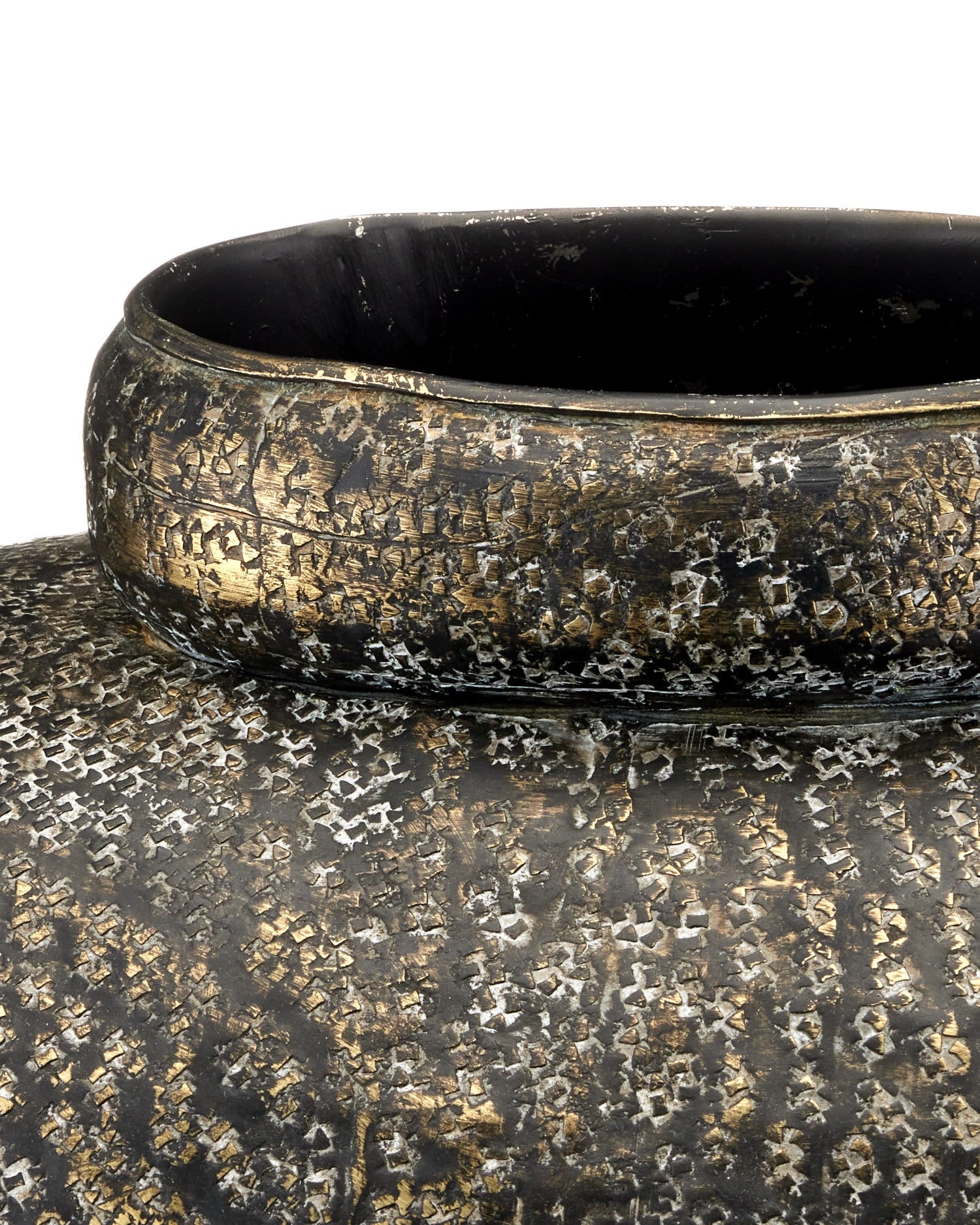 Currey and Company - 1200-1029 - Vase - Brigadier - Verdigris