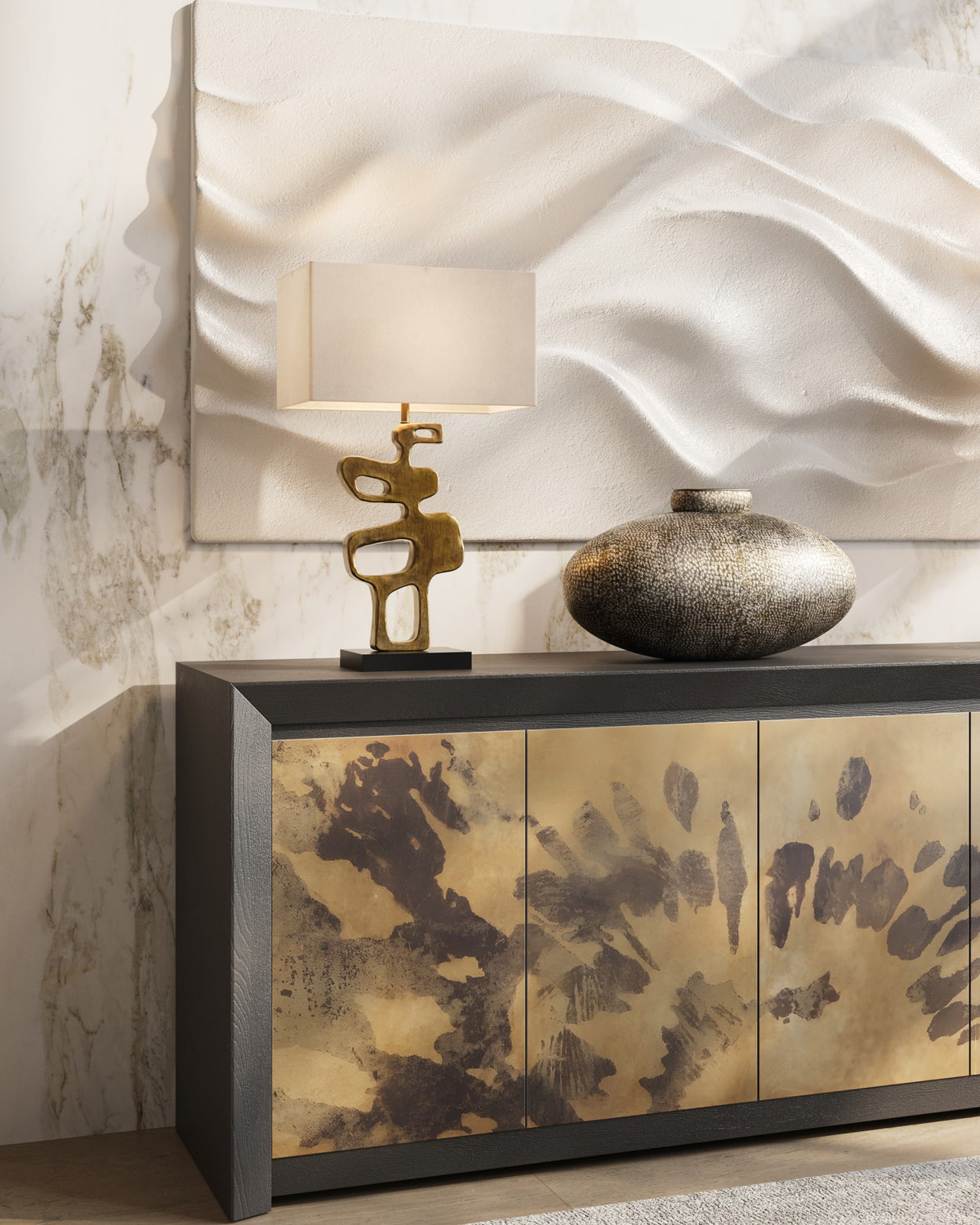 Currey and Company - 1200-1029 - Vase - Brigadier - Vert-de-gris