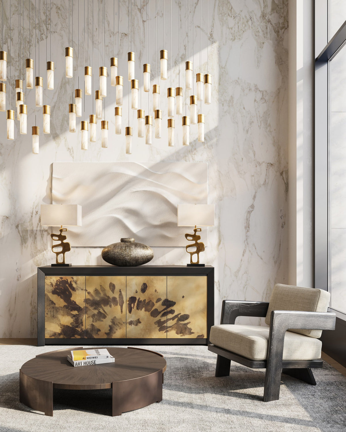 Currey and Company - 1200-1029 - Vase - Brigadier - Vert-de-gris