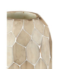 Currey and Company - 1200-1032 - Vase - Runnell Glass Vase Set of 2 - White / Beige / Antique
