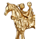 Currey et Compagnie - 1200-1033 - Sculpture - Sculpture équestre Dujardin - Or
