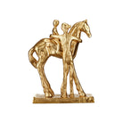 Currey et Compagnie - 1200-1033 - Sculpture - Sculpture équestre Dujardin - Or
