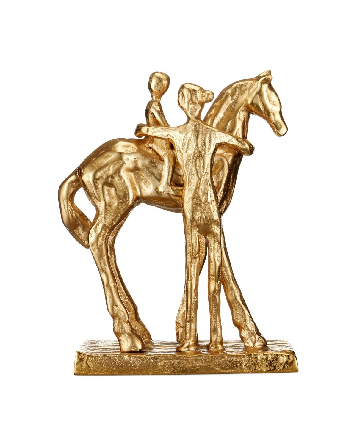 Currey and Company - 1200-1033 - Sculpture - Dujardin Equestrian Sculpture - Gold