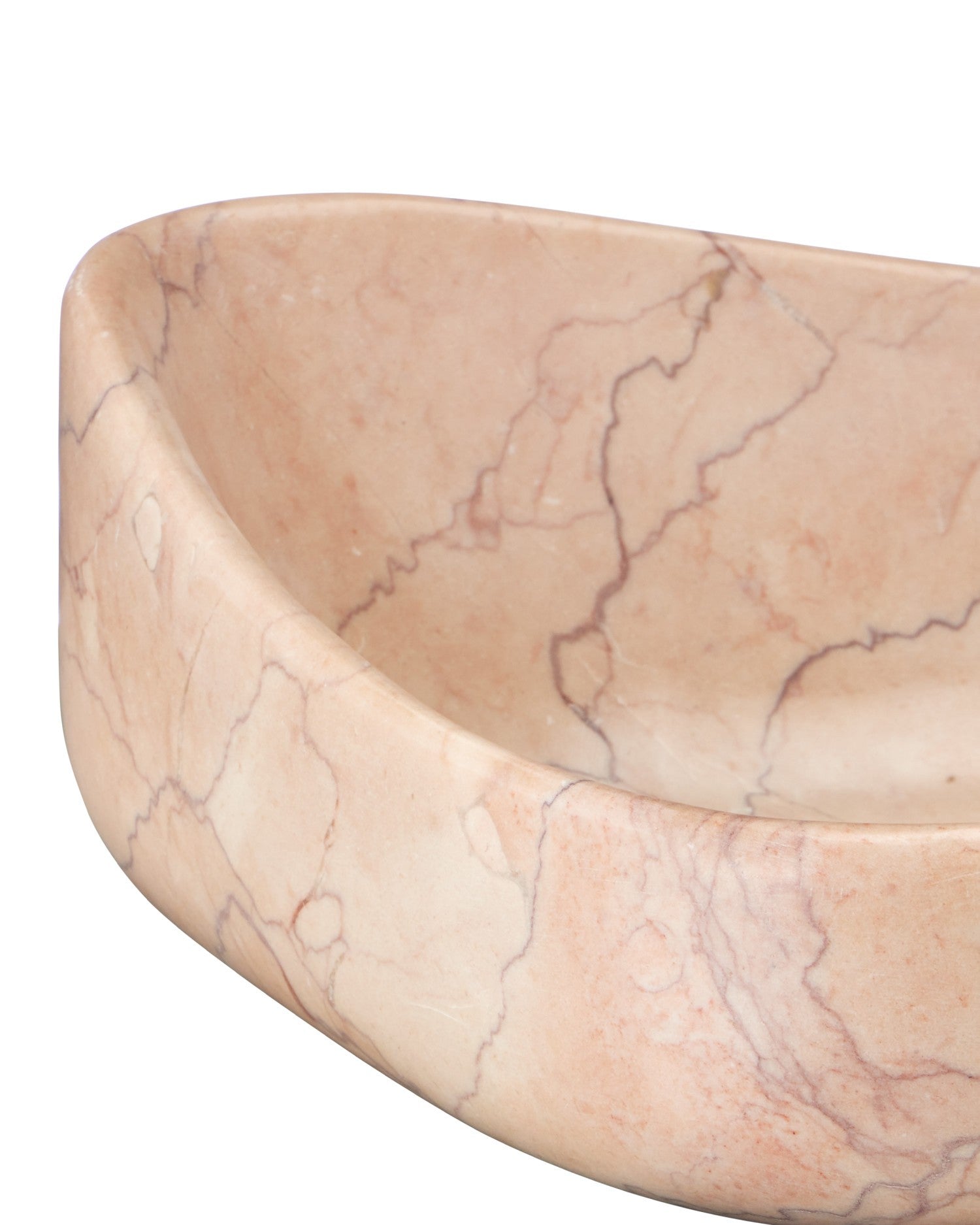 Currey and Company - 1200-1038 - Bowl - Deaton Rosa Marble Bowl - Natural