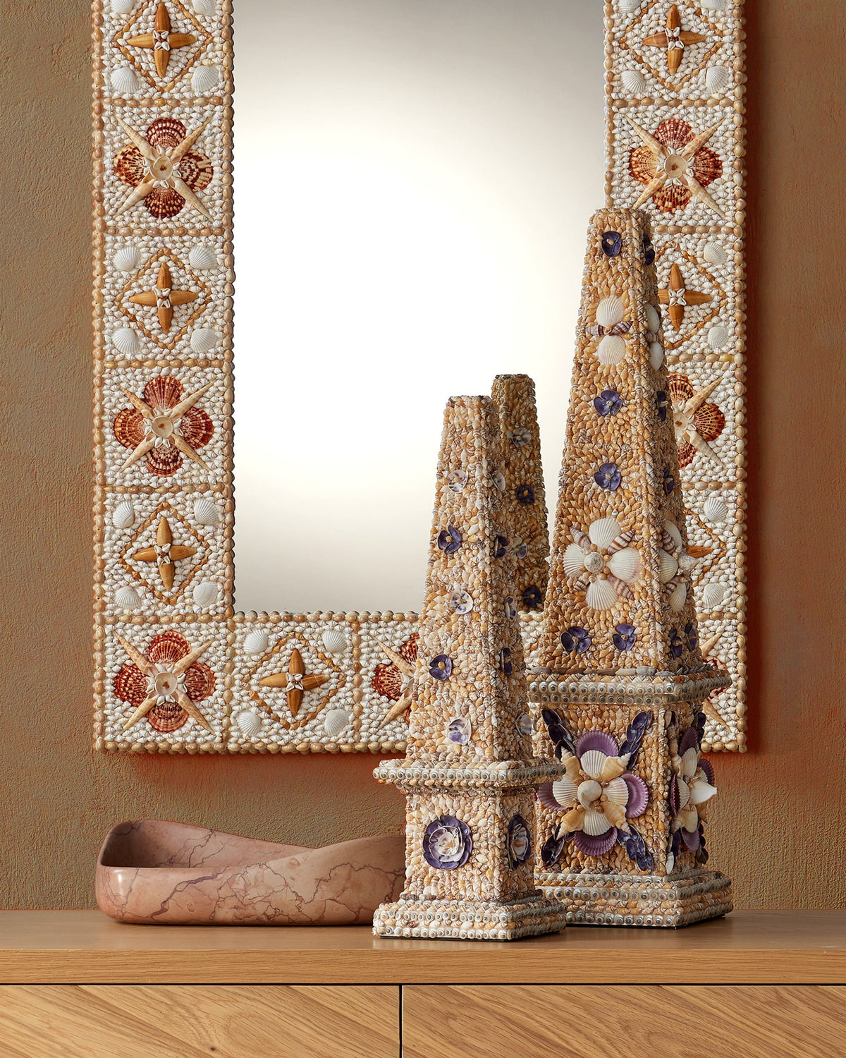 Currey and Company - 1200-1038 - Bowl - Deaton Rosa Marble Bowl - Natural