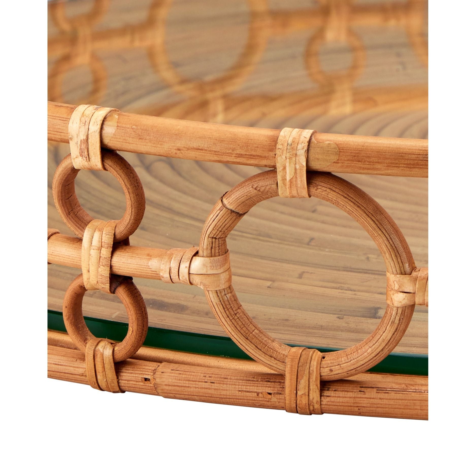 Currey and Company - 1200-1041 - Plateau - Tegal - Naturel / Transparent