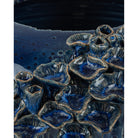 Currey and Company - 1200-1047 - Bol - Fondu - Bleu foncé réactif