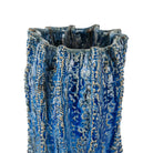 Currey and Company - 1200-1048 - Vase - Vase Folios - Bleu foncé réactif