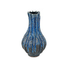 Currey and Company - 1200-1048 - Vase - Vase Folios - Bleu foncé réactif