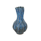 Currey and Company - 1200-1048 - Vase - Vase Folios - Bleu foncé réactif