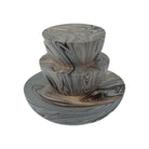 Currey and Company - 1200-1049 - Coffret de 3 - Marbré - Gris marbré