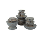Currey and Company - 1200-1049 - Coffret de 3 - Marbré - Gris marbré