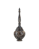 Currey and Company 1200-1050 Marbleized Turret Box in Marbleized Brown