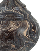 Currey and Company 1200-1051 Marbleized Turret Box in Marbleized Brown