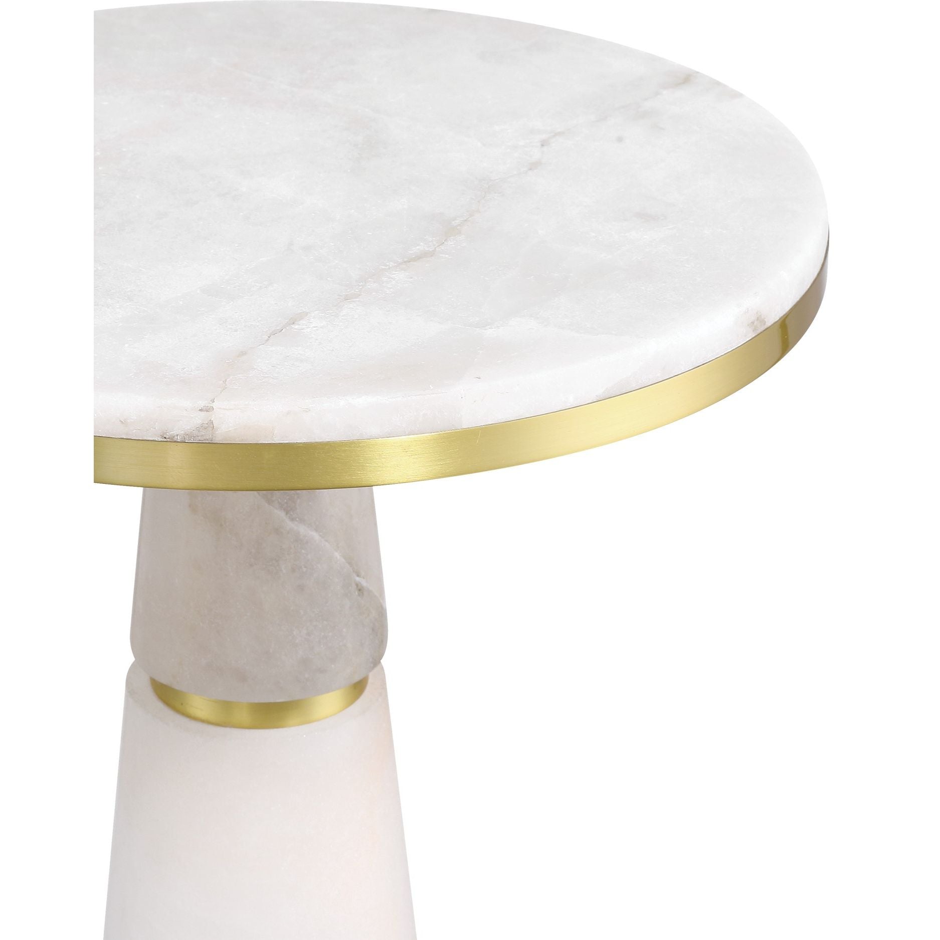 Currey and Company - 3000-0320 - Drinks Table - Eleanora - Natural / Natural Brass