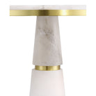 Currey and Company - 3000-0320 - Drinks Table - Eleanora - Natural / Natural Brass