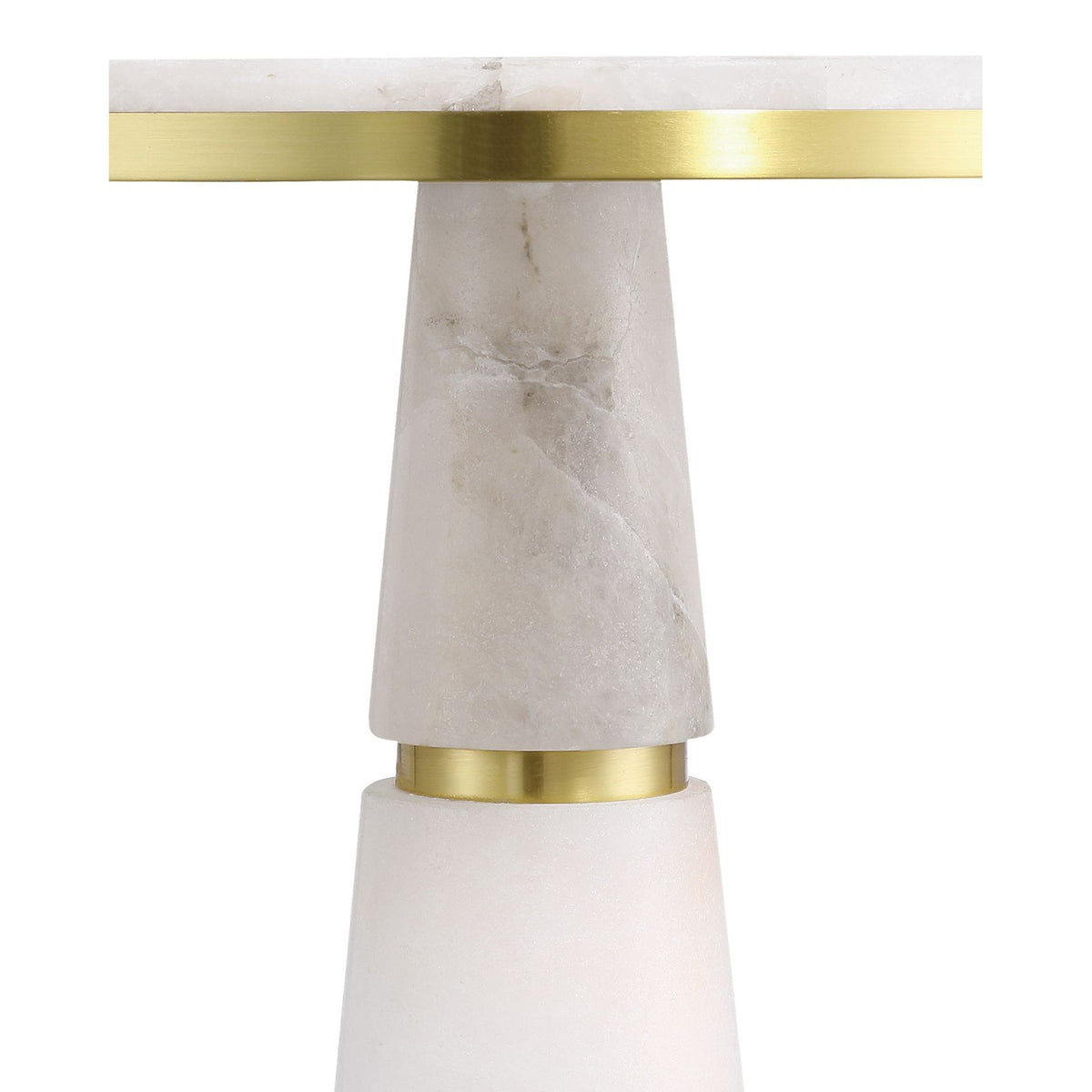 Currey and Company - 3000-0320 - Drinks Table - Eleanora - Natural / Natural Brass