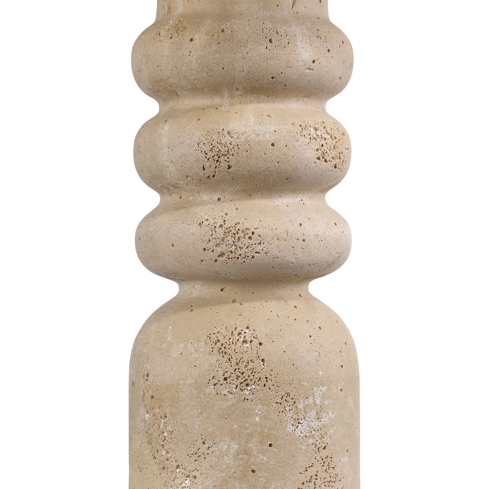 Currey and Company - 3000-0322 - Table d'appoint - Table d'appoint Rocco - Beige