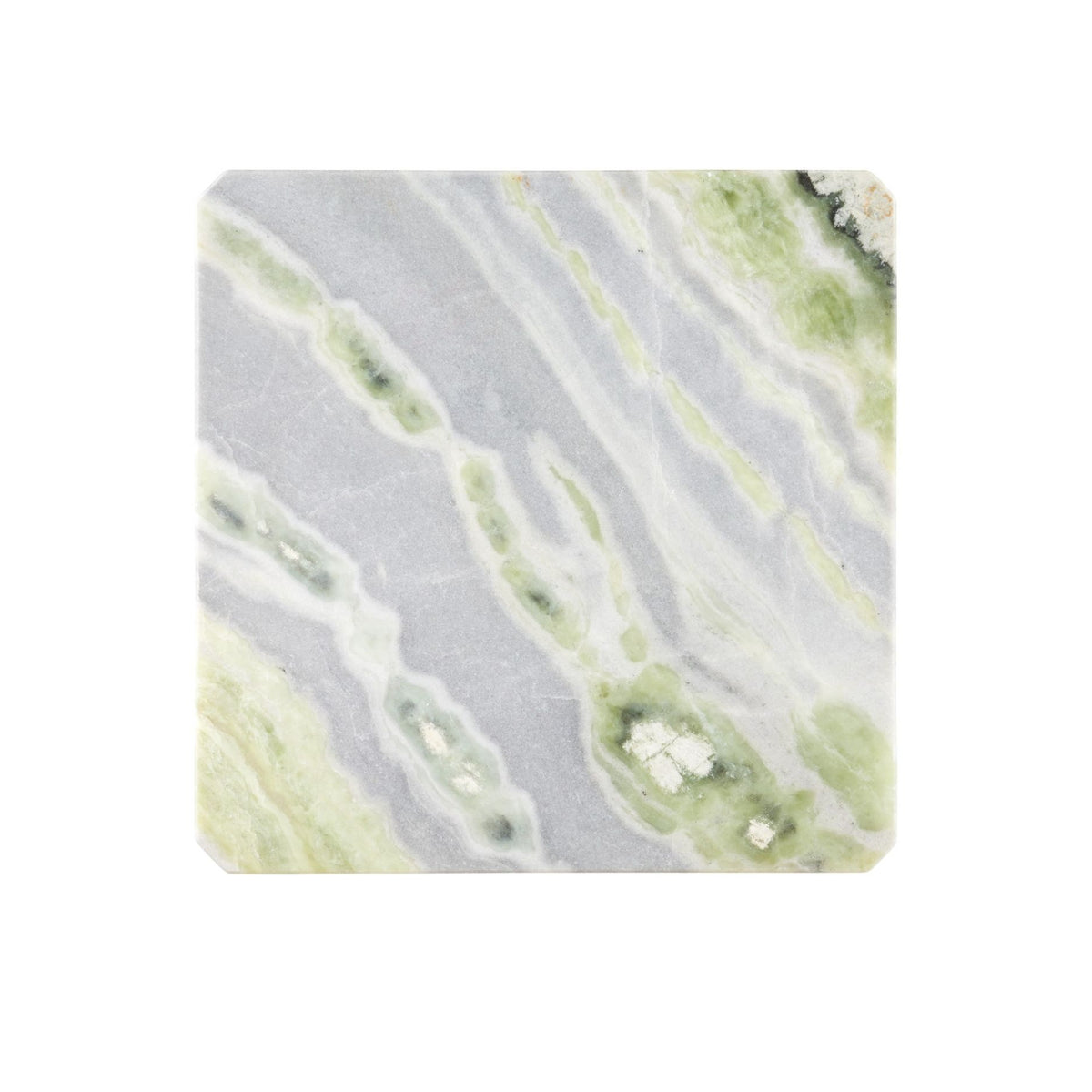 Currey and Company - 3000-0326 - Accent Table - Minerale Green Onyx Accent Table - Natural