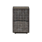 Currey and Company - 3000-0328 - Accent Table - Mosaico - Ebony / Antique Mirror