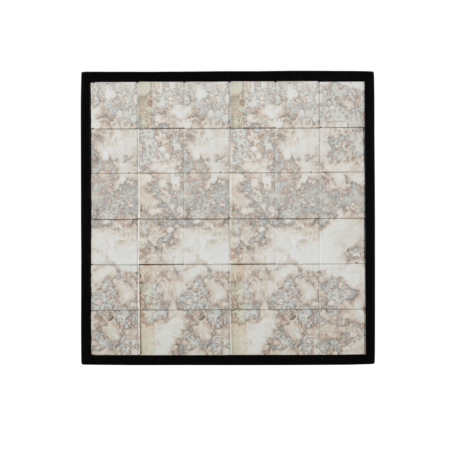 Currey and Company - 3000-0329 - Piédestal - Mosaico - Ébène / Miroir antique