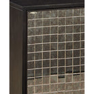 Currey and Company - 3000-0330 - Credenza - Mosaico - Ebony / Antique Mirror