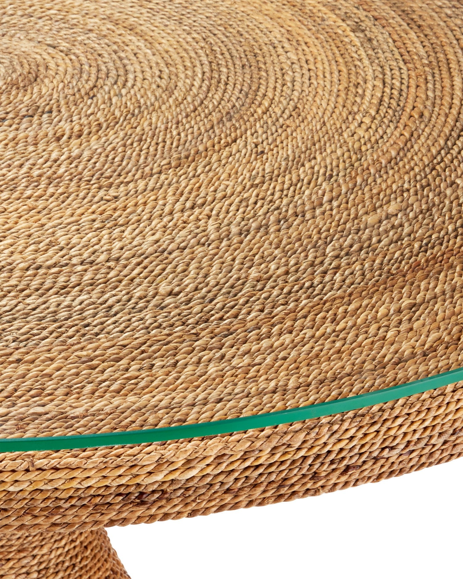 Currey and Company - 3000-0331 - Entry Table - Dominica Entry Table - Natural / Clear