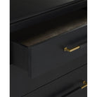 Currey and Company - 3000-0332 - Chest - Verona - Black / Natural / Champagne / Silver