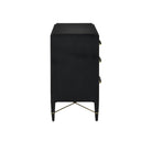 Currey and Company - 3000-0332 - Chest - Verona - Black / Natural / Champagne / Silver