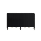Currey and Company - 3000-0332 - Chest - Verona - Black / Natural / Champagne / Silver