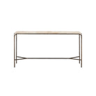 Currey and Company - 4000-0219 - Console Table - Crema - Natural / Bronze